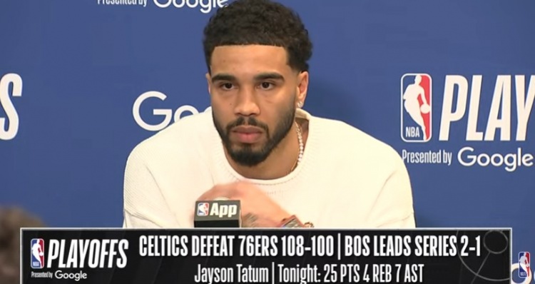 亚博体育-【完整版】塔图姆：能穿球衣上场对我就是胜利 我们需要怀特